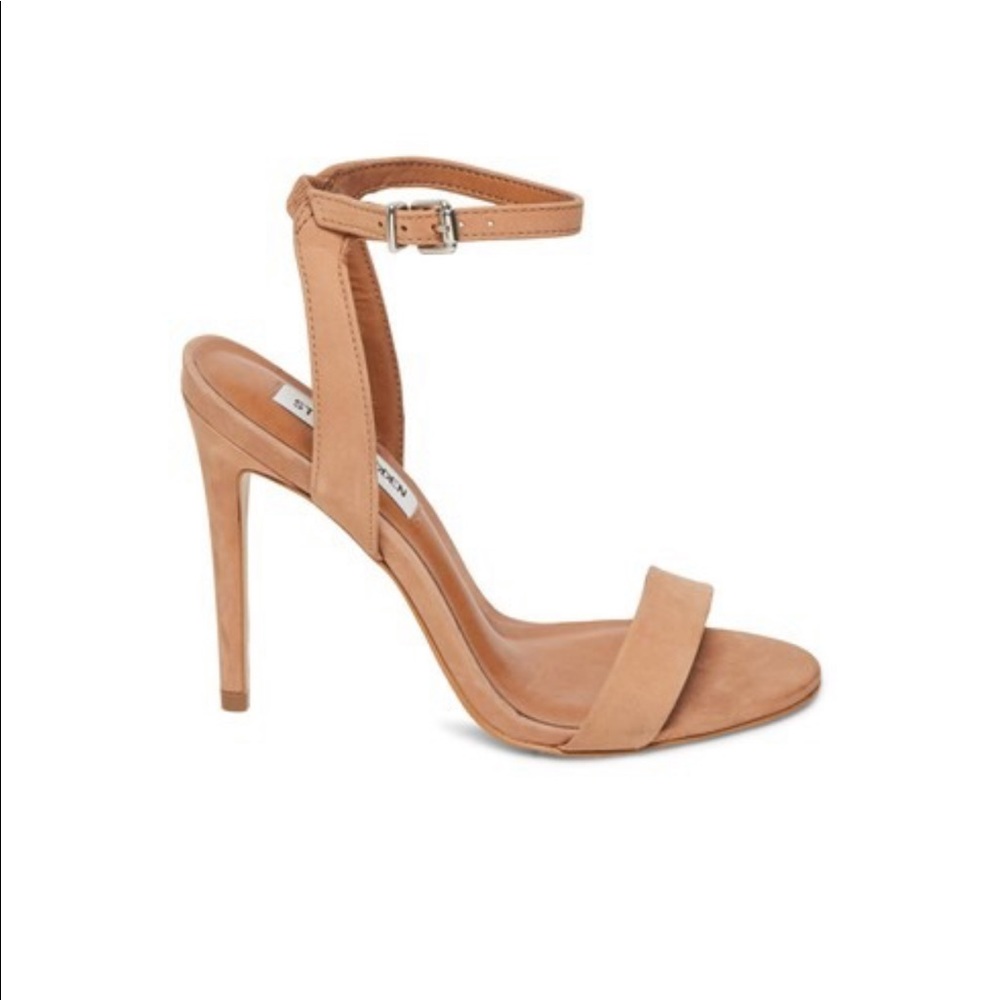 Steve Madden Tan Ankle Strap Heel - Picture 2 of 5